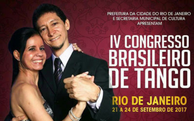 Pedro e Luísa no IV Congresso Brasileiro de Tango (CBT) no Rio de Janeiro